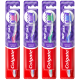 Зубная щетка Colgate Зиг Заг многофункциональная, средней жесткости розовая