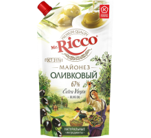 Майонез Mr. Ricco Extra Virgin оливковый 67%, 400г