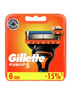 Кассеты Gillette Fusion, 6шт
