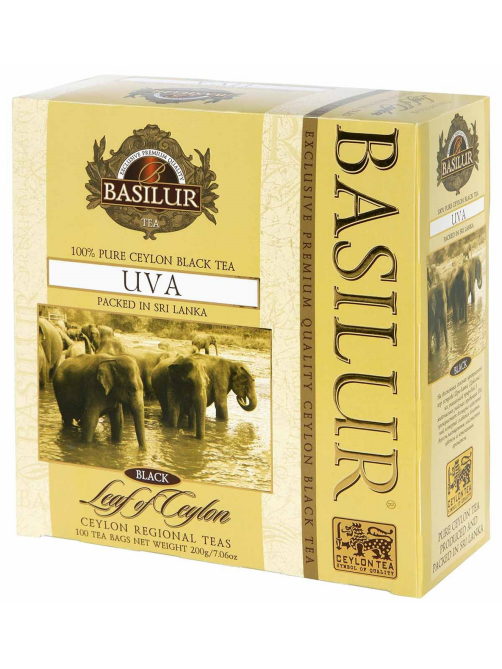 Чай черный Basilur Uva OP Лист Цейлона (2г х 100шт), 200г