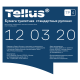 Туалетная бумага Tellus Премиум белая 2 слоя 8 рулонов