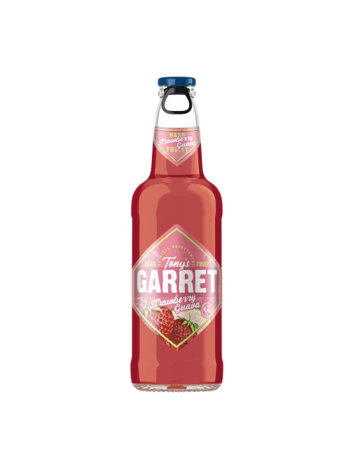 Пивной напиток Tony's Garret Hard клубника и гуава, 0.4л