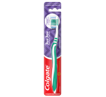 Зубная щетка Colgate Зиг Заг многофункциональная, средней жесткости розовая