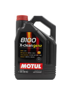 Масло моторное Motul 8100 X-Clean Gen 2 5W40, 4л