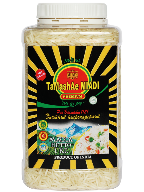 Крупа рис Tamashae Miadi Premium Басмати Элитный, 1кг