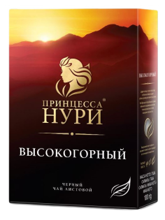 Чай черный Принцесса Нури высокогорный листовой, 100г