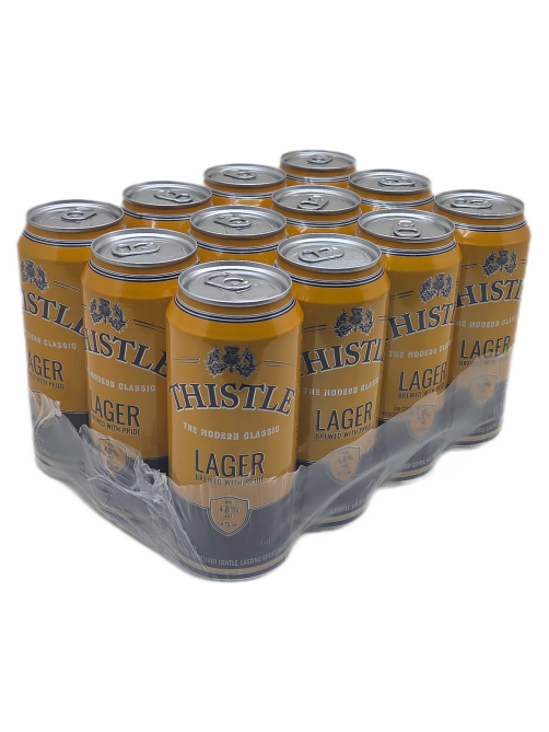 Пиво Thistle lager светлое, 0.473л