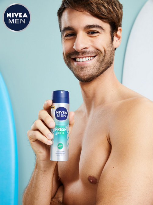 Антиперспирант-спрей Nivea Men Fresh Kick, 150мл