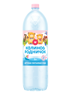 Вода детская Калинов Родничок питьевая с рождения, 2л