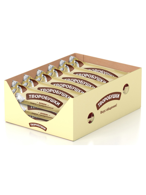 Сырок глазированный Творобушки кокос 20%, 40г