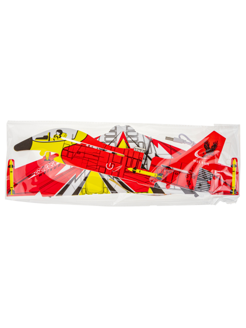 Истребитель трюковый 1Toy глайдер с подсветкой