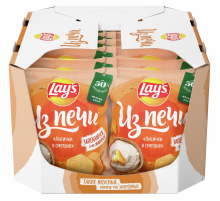 Чипсы Lay's Лисички в сметане из печи, 81г x 14 шт