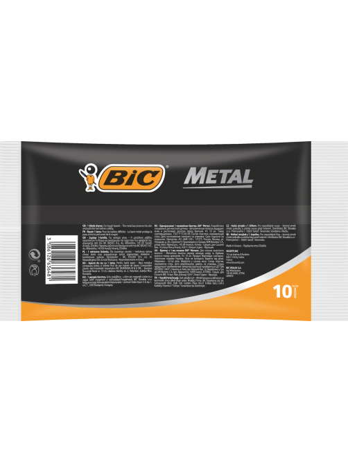 Бритва одноразовая мужская BIC Металл, 10шт