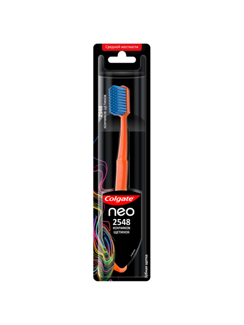 Зубная щетка Colgate Neo 2548 Кончиков щетинок средней жесткости, зеленая