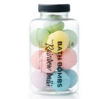 Шар для ванны Fabrik Cosmetology Rainbow Balls Бурлящие шарики, 230г
