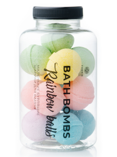 Шар для ванны Fabrik Cosmetology Rainbow Balls Бурлящие шарики, 230г
