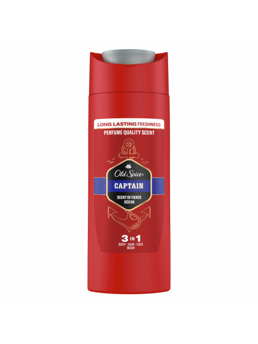 Гель для душа и шампунь Old Spice Captain 3в1, 90мл