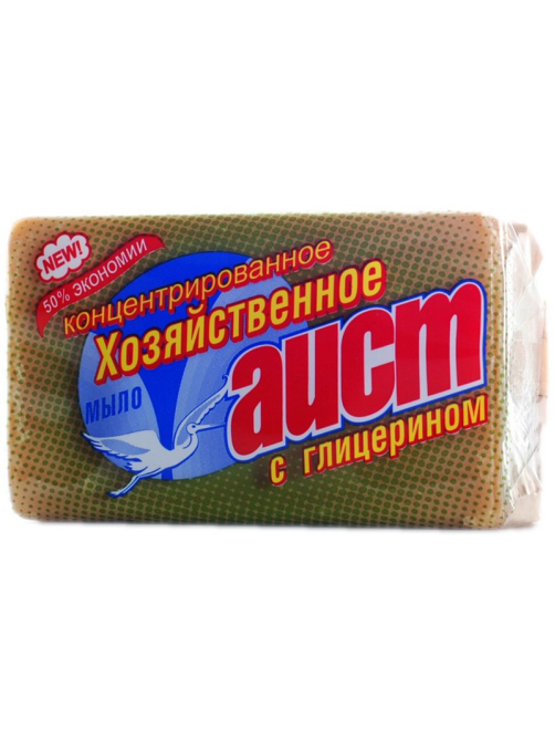 Мыло хозяйственное Аист с глицерином, 150г