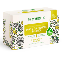 Мыло туалетное Synergetic Розмарин и имбирь, 90г