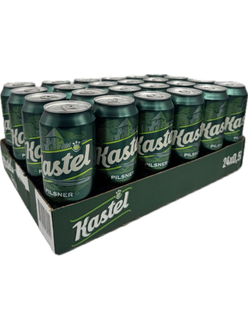 Пиво Kastel Pilsner светлое, 0.5л