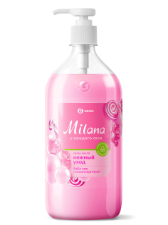 Крем-мыло жидкое Grass Milana Fruit Bubbles увлажняющее, 1л