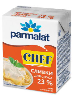 Сливки Parmalat для соусов ультрапастеризованные 23%, 200г