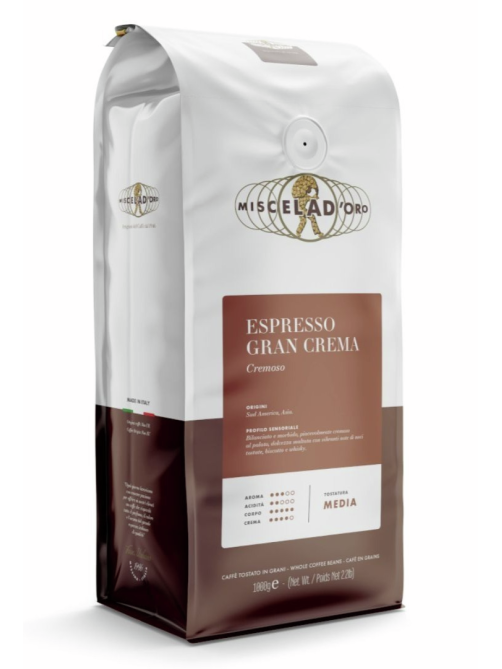 Кофе Miscela D'Oro Espresso Gran Crema в зернах, 1кг
