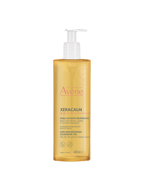 Масло для лица и тела Avene XeraCalm A.D липидовосполняющее очищающее, 400мл