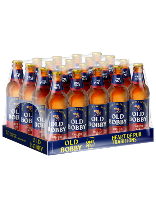 Пивной напиток Old Bobby Ale Эль светлый, 0.568л