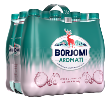 Вода Borjomi вишня-гранат минеральная газированная, 500мл x 12 шт
