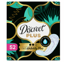 Прокладки ежедневные Discreet Deo Waterlily Plus, 50шт