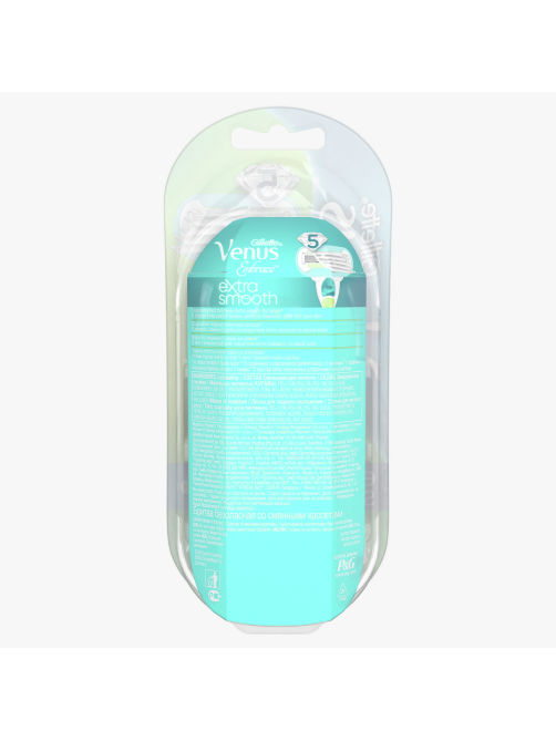 Станок для бритья Gillette Venus Extra Smooth Embrace 1шт + 2 кассеты