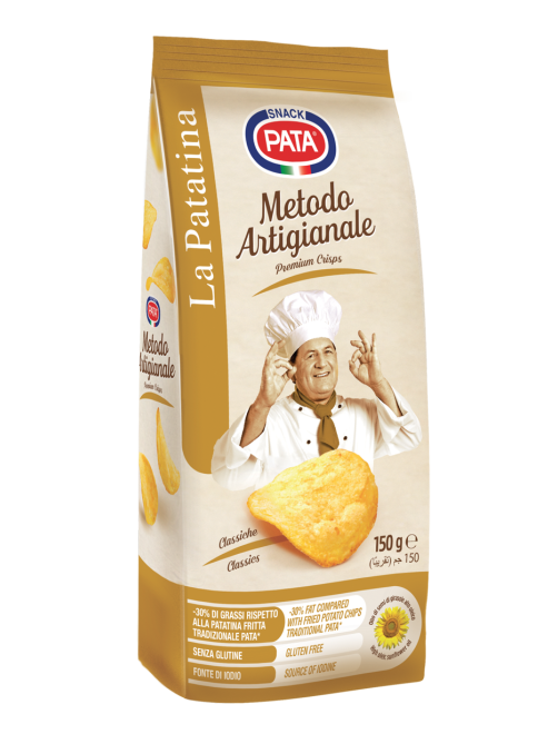 Чипсы Pata Metodo Artigianale Классические, 150г