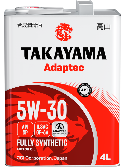 Масло моторное Takayama Adaptec GF-6A SP 5W-30, 4л