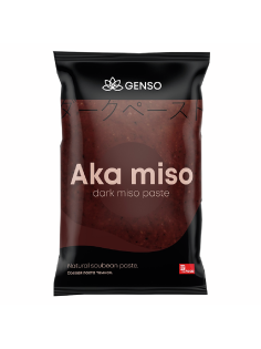 Паста соевая Genso Aka Miso темная, 1кг