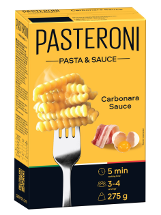 Макароны Pasteroni Джирандоле №124 соус карбонара, 275г