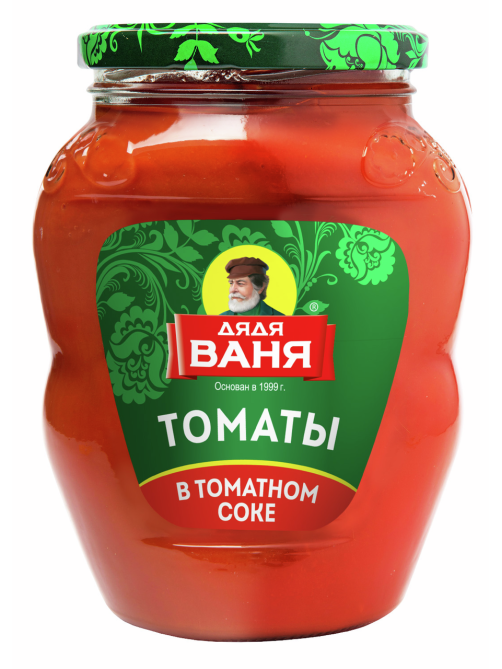 Томаты Дядя Ваня в томатном соке, 680г