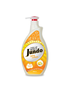 Гель для мытья посуды Jundo сочный лимон с дозатором, 1л