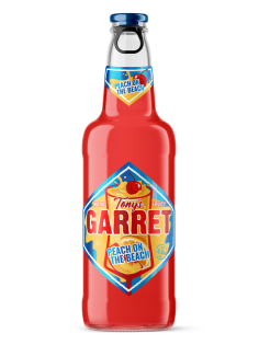 Пивной напиток Tony's Garret Gard Peach on the beach, 0.4л