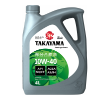 Масло моторное Takayama Sae 10W-40 полусинтетическое, 4л