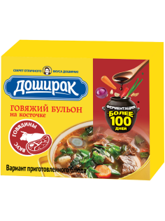 Бульон Доширак говяжий на косточке, 10г