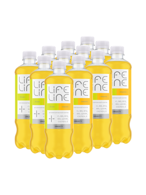 Напиток витаминизированный Lifeline Immunity со вкусом манго и киви негазированный, 500мл x 12 шт