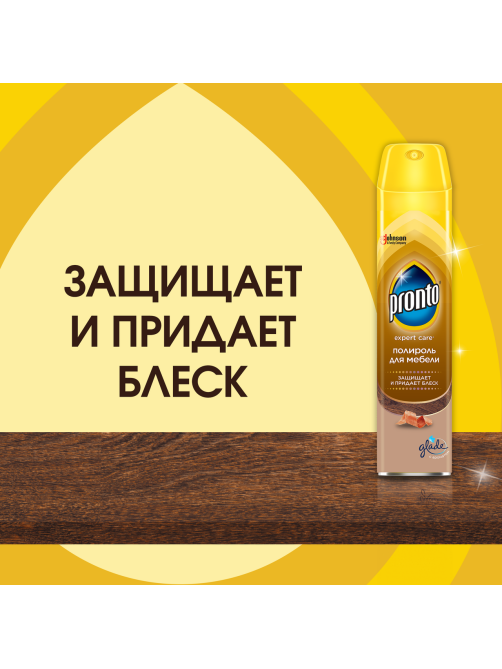 Полироль для мебели Pronto для деревянных поверхностей, 250мл