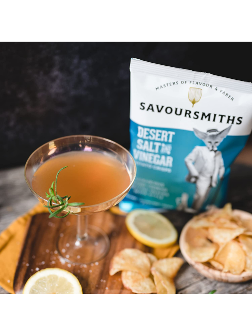 Чипсы Savoursmiths Соль пустыни и уксус, 150г