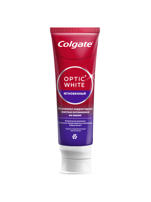 Зубная паста Colgate Optic White мгновенный, 75мл