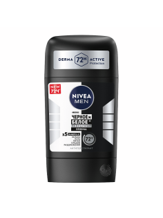 Антиперспирант-стик Nivea Men Черное и белое Невидимый Original, 50мл