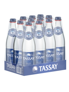 Вода Tassay газированная стекло, 500мл x 12 шт