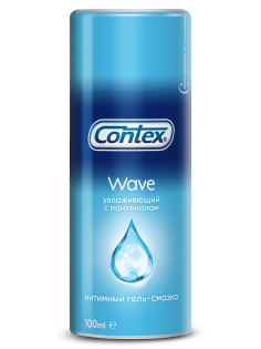 Гель-смазка Contex Wave увлажняющий с пантенолом, 100мл