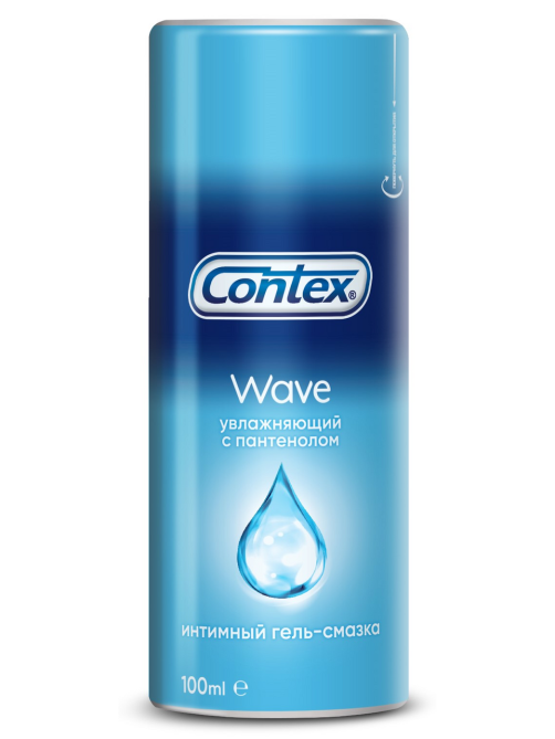 Гель-смазка Contex Wave увлажняющий с пантенолом, 100мл