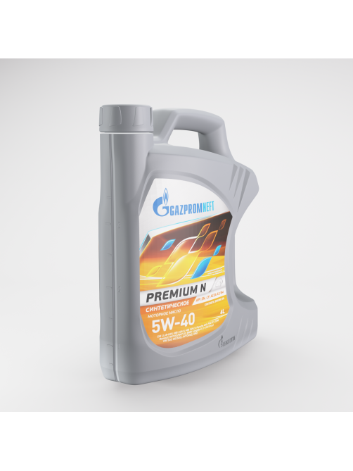 Масло моторное Gazpromneft Premium N 5W-40, 4л